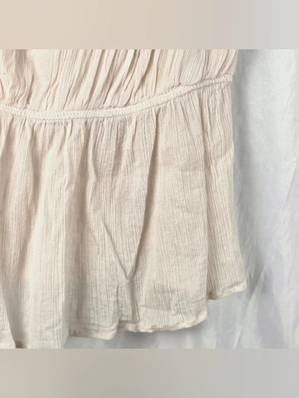 Urban Outfitters Cream Pink Lace-Trim Camisole Size Small Petite - Picture 7 of 16